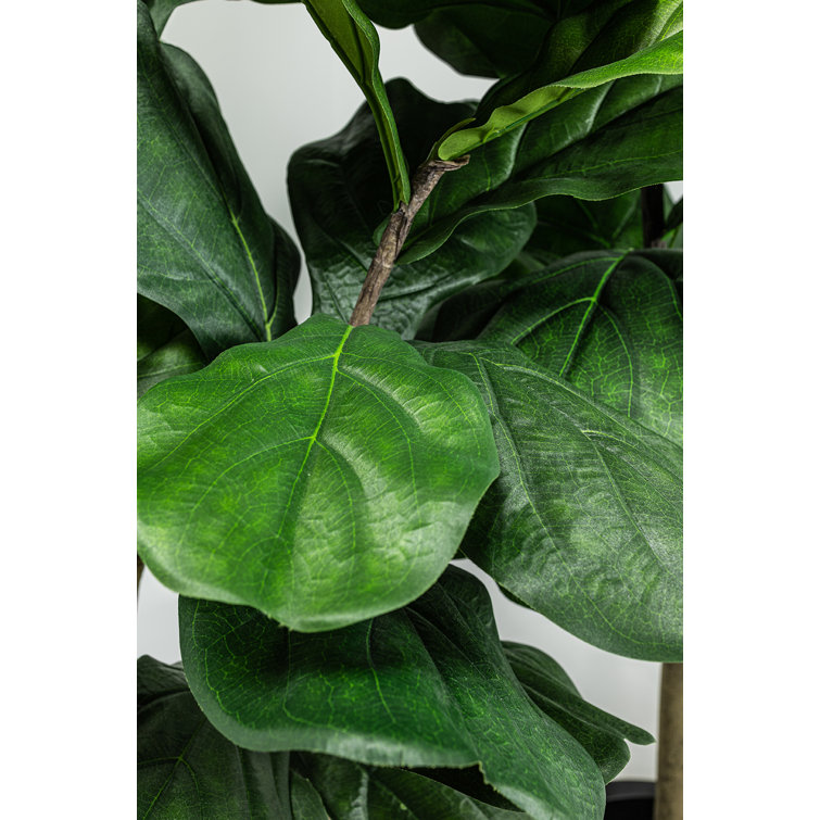 Primrue Doric Faux Fiddle Leaf Fig Tree in Pot Wayfair